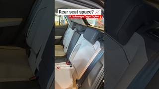 Rear seat of the Volkswagen Taigun Topline 🔥 #shorts #youtubeshorts