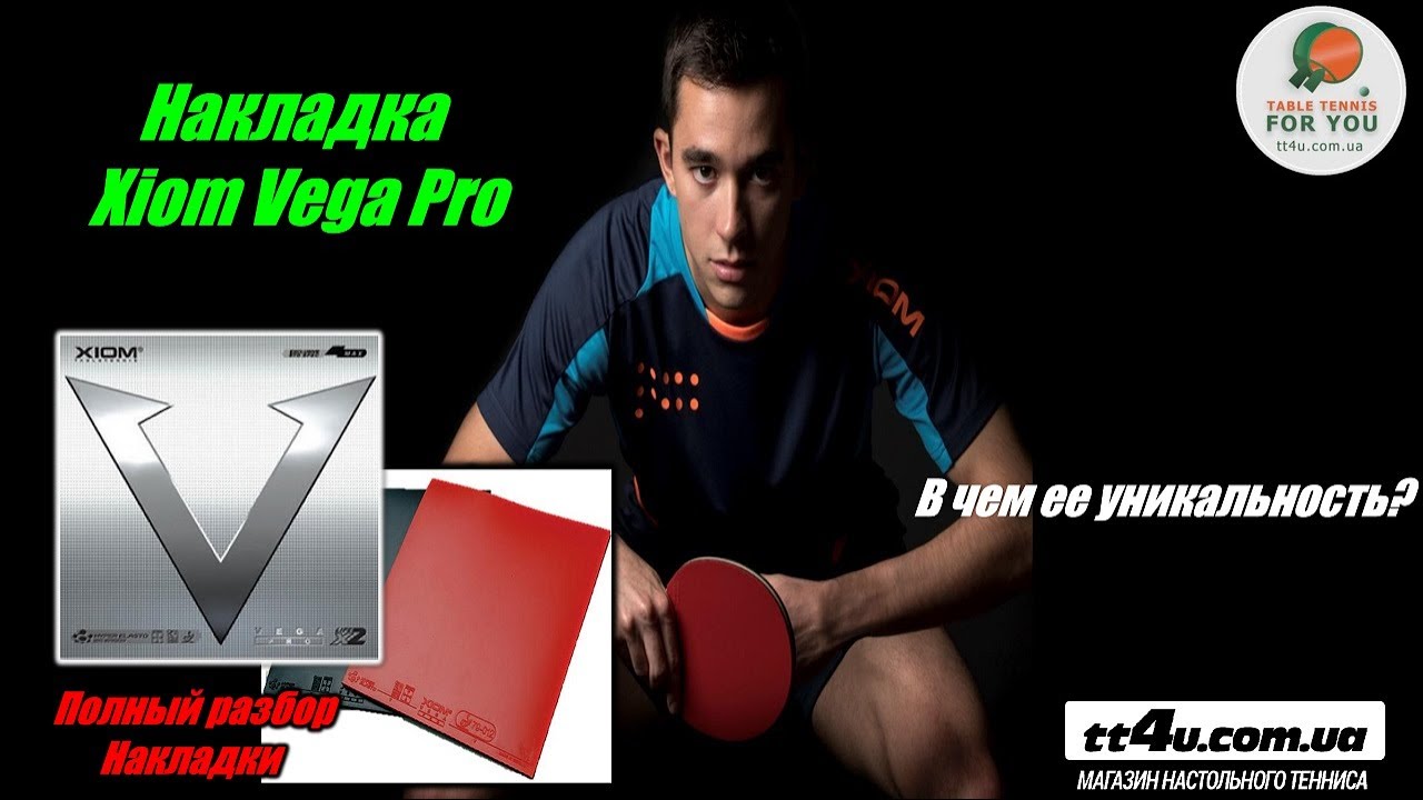 New Накладка Xiom Vega Pro II В чем ее уникальность? II Полный разбор и Анализ II Xiom Table Tennis