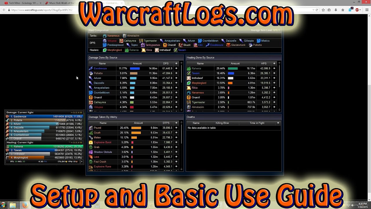 How to setup and use a log parser YouTube