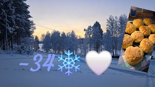 Pakkaspuuhaa porkkanasämpylöiden tekoa ja lämmitystä