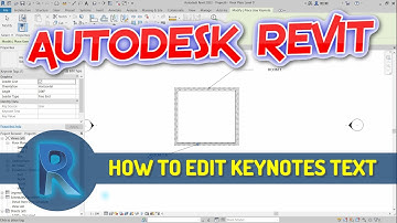 Revit How To Edit Keynote Text Tutorial