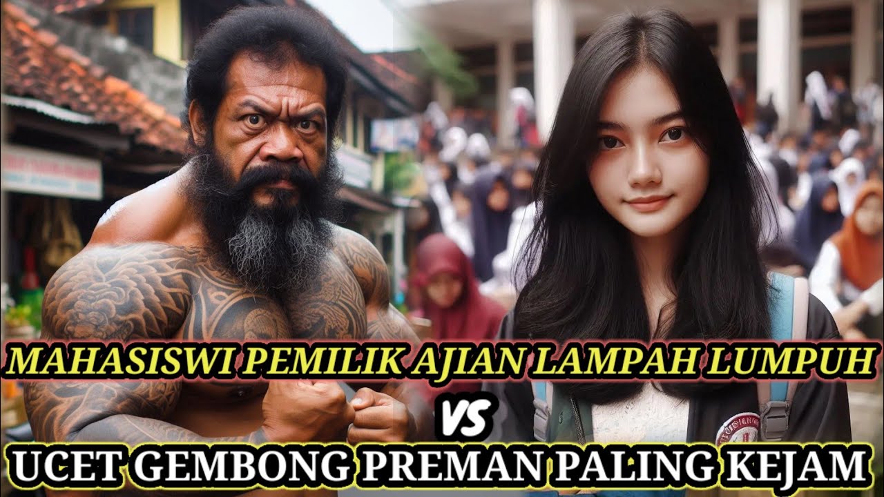 KISAH NYATA❗ SINTA MAHASISWI CANTIK PEMILIK AJIAN LAMPAH LUMPUH Vs UCET GEMBONG PREMAN PALING KEJAM 
