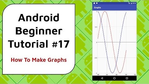 Android Beginner Tutorial #17 - Android Beginner Graphing [Making a Graph With Android Studio]