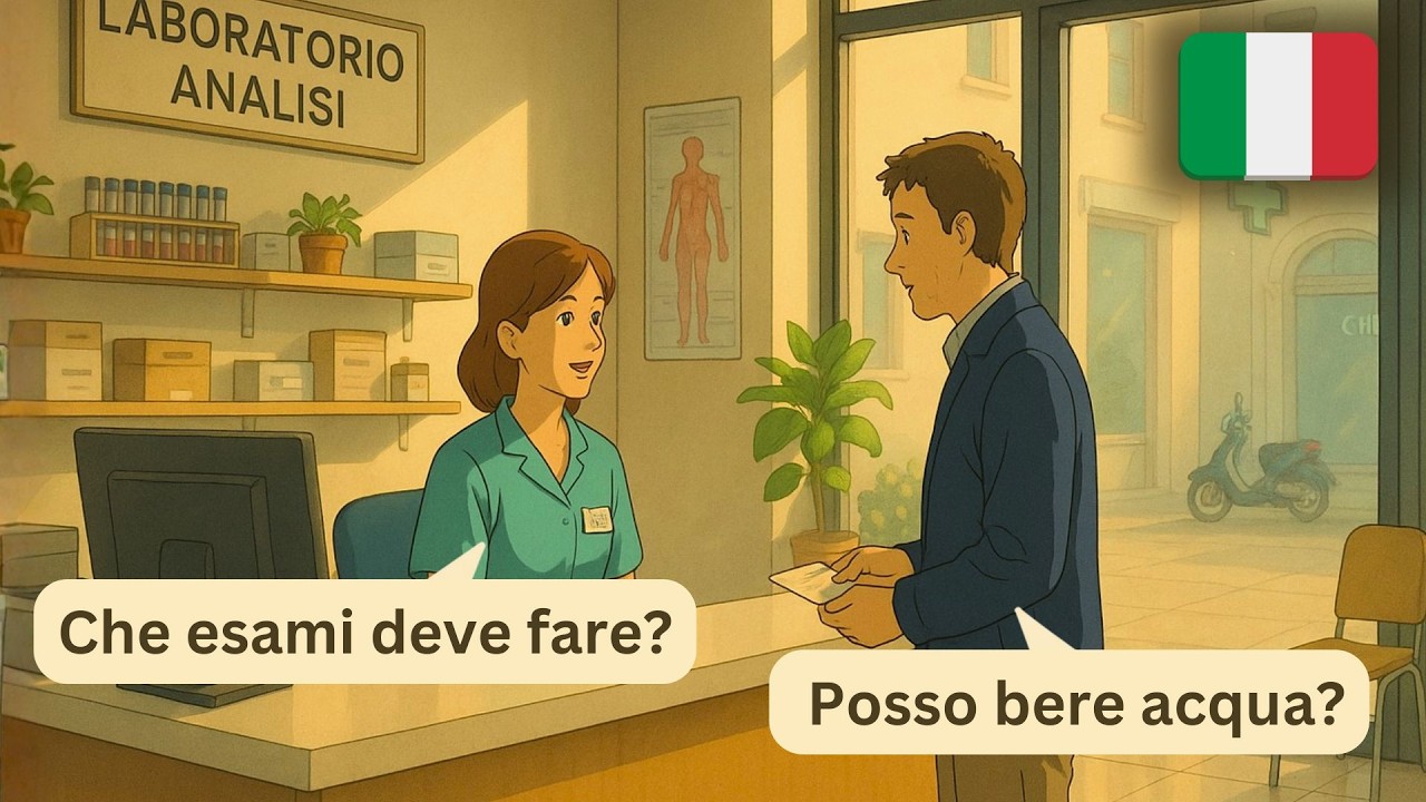 10 Natural Italian Conversations  For Daily Errands | A2+