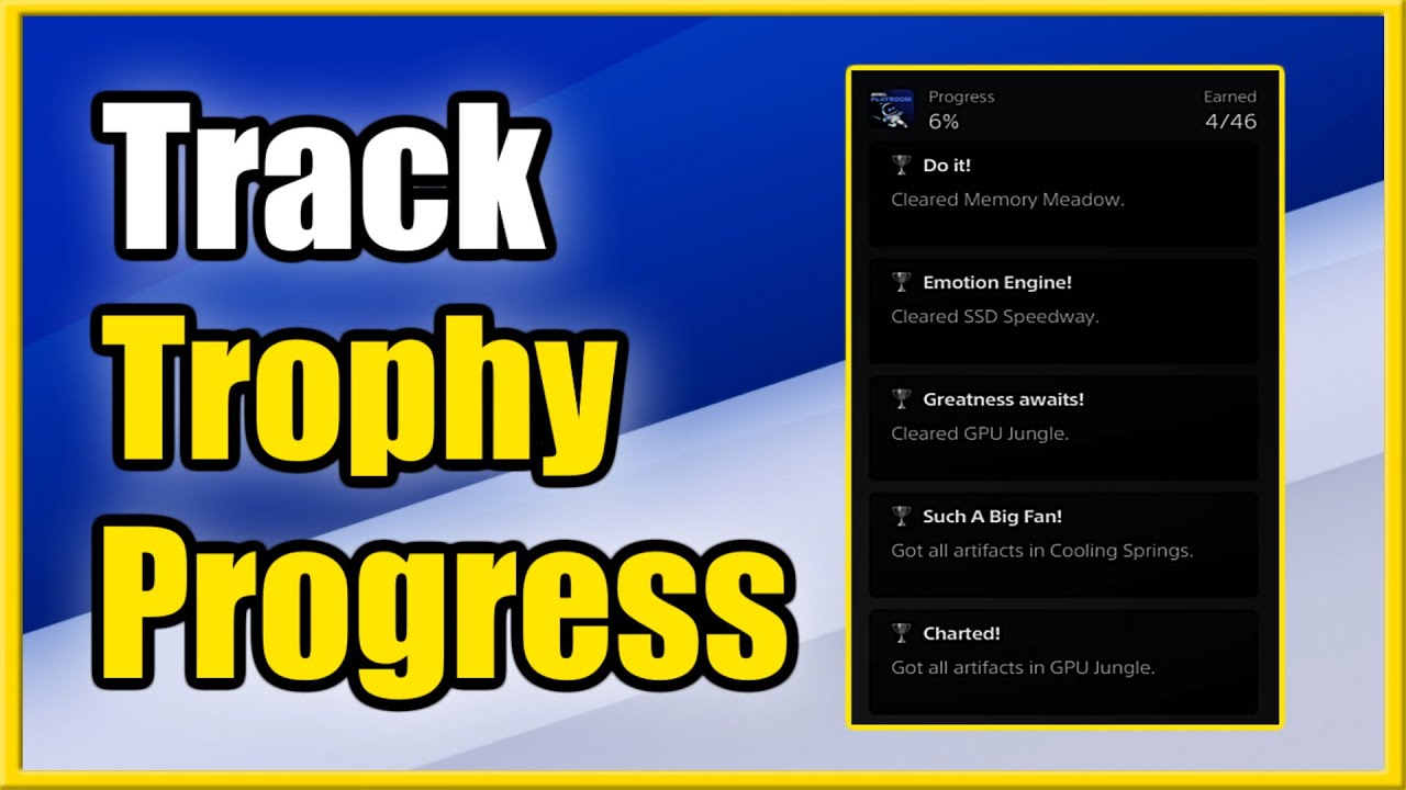 How to Track Progress on PS5 (Best Method) - YouTube