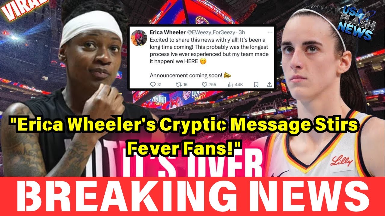 "Erica Wheeler's Cryptic Message Stirs Fever Fans!" YouTube
