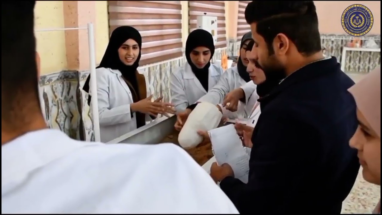 جانب من المحاضرات العلمية والعملية لقسم تقنيات صناعة الأطراف والمساند في المعهد التقني الديوانية