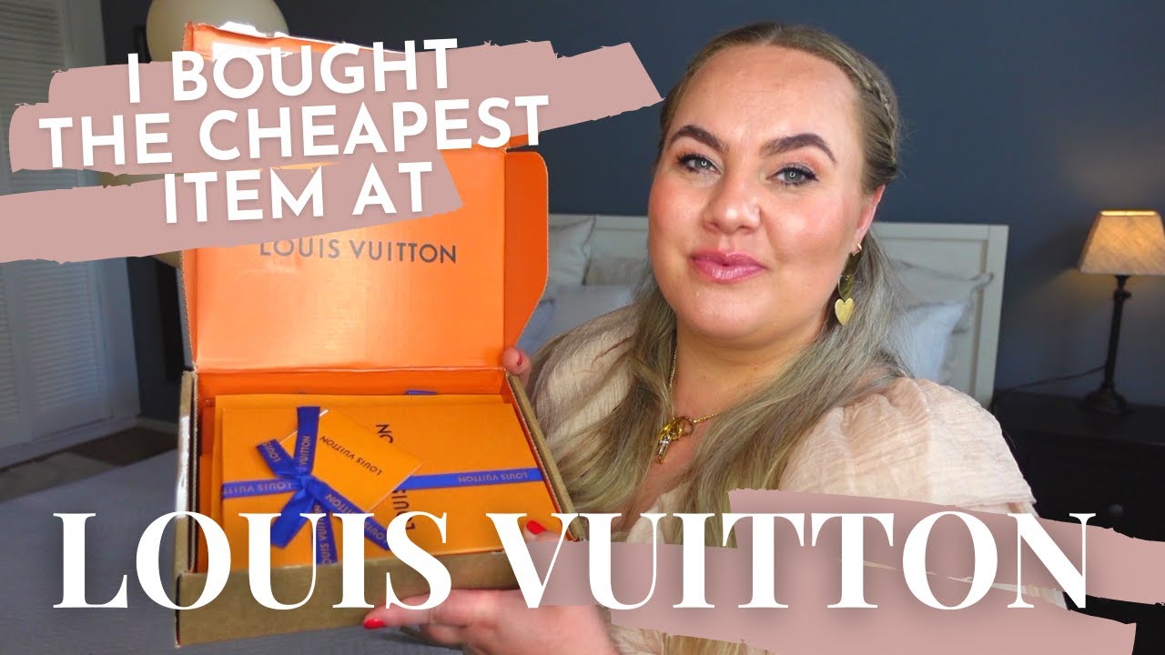 WHAT IS THE CHEAPEST ITEM AT LOUIS VUITTON IN 2023 🛍 AND Luxury Giveaway *  LV Unboxing 