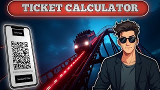 🎟️ Roller Coaster Ticket Generator with QR Code | Python Mini Project for Beginners 