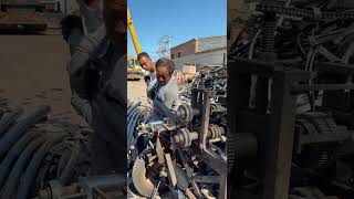 Cable recycling #Blue-collar workers on their way