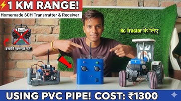 "DIY 6 Channel RF Transmitter & Receiver | Remote Control System #video #project 