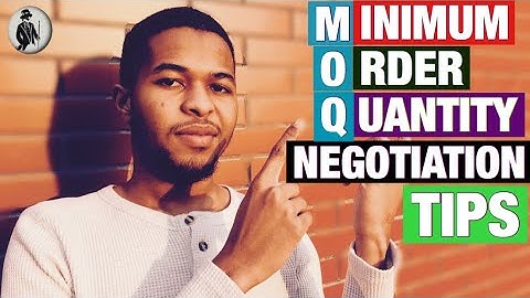 HOW TO NEGOTIATE  A LOWER MOQ WITH SUPPLIER #irodhabi #smallquantityorder #moq