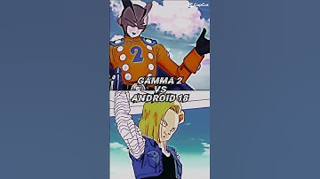 Gamma 1&2 VS Androids 17&18 #anime #dragonballsuper