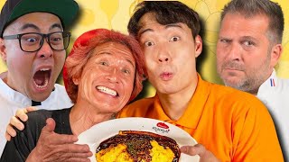 20 EGGS for 1 OMELETTE? Uncle Roger makes OMURICE | Pro Chef Reacts @mrnigelng