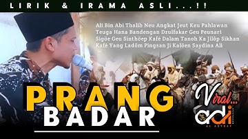 PRANG BADAR • (Nabi Geuyu Peeh Gendrang) ACEH VIRAL 🔥 IRAMA ASLINYA & LIRIK LENGKAP 2023 #viral