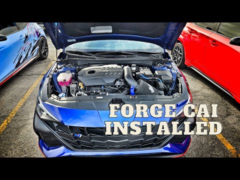 2022+ Elantra N Forge Motorsport Cold Air Intake Installation & Sound Clips