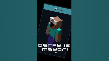Derpy is Mayor! #minecraft #skyblock #hypixel  #mc #gaming #shorts #shorts
