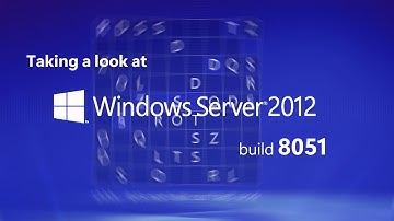 Taking a look at Windows Server 2012 build 8051