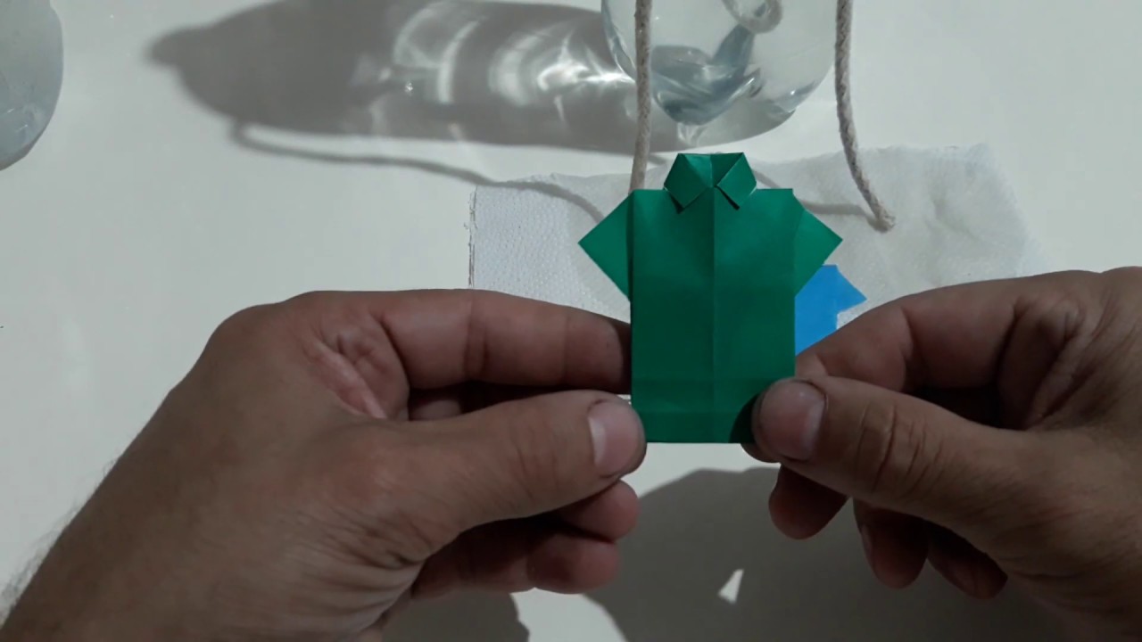 capsule Navy Fifth Como fazer uma camisa de origami - YouTube