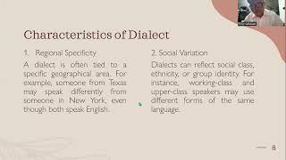 Midterm Test Sociolinguistics - Project One