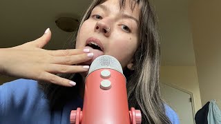 ASMR| Extra Spitty, Spit Painting on My Blue Yeti! New Trigger Words