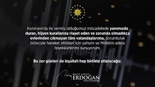 Koronavirüs | Cumhurbaşkanı Erdoğan koronavirüsle ilgili ses kaydı paylaştı