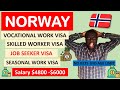 Norway free visa for everyone  how to apply norway work visa  2024 yourself move family members