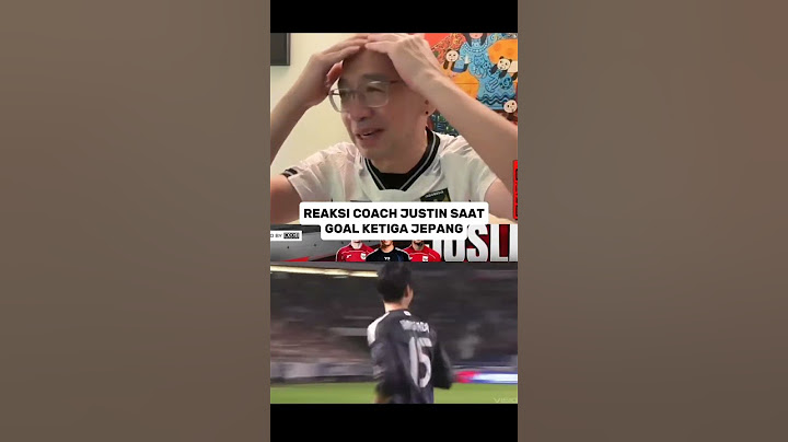 Reaksi coach justin goal ketiga jepang #fyp #timnas #shorts