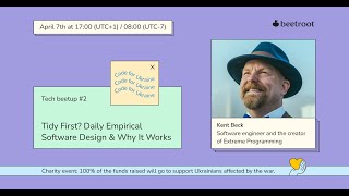 Code for Ukraine #2: Tidy First? Daily Empirical Software Design & Why It Works screenshot 4