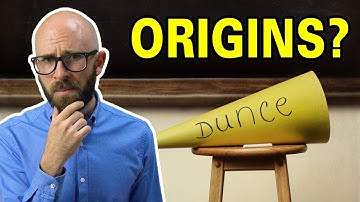 Where did the Dunce Cap Come From?