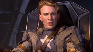 Captain America Plane Crash scene in Hindi \/ Emotional Scene Captain America- The First Avenger