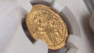 Highest Graded Ancient Coin Youve Seen Maybe - Byzantine D Solidus Of Heraclius