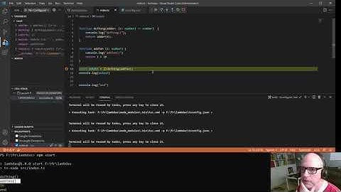 Freaking Lambdas, in which I demonstrate the lambda features in Typescript