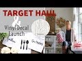 Target Haul and Vinyl Decal Launch