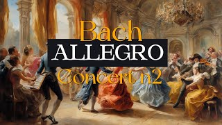 Bach's Concerto No. 2 in E Major  Allegro | Classical Music Performance | 4k Screensaver