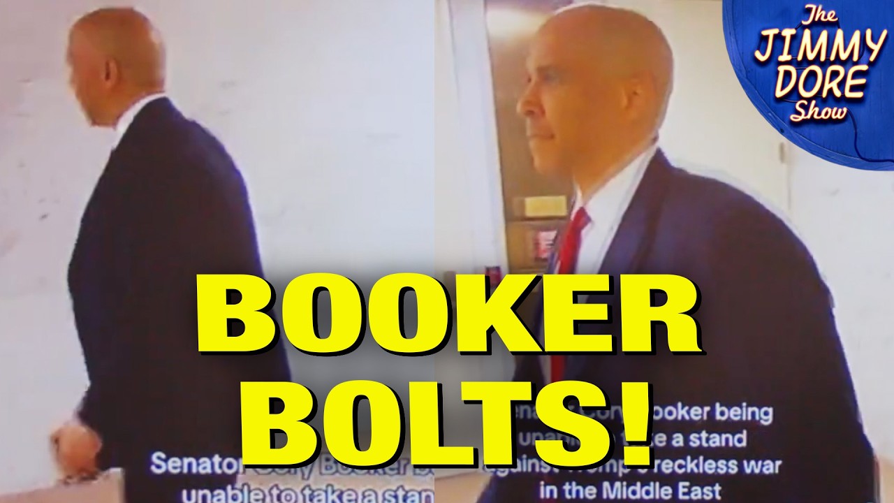 Watch Dem Senator FLEE When Confronted About The Iran War!