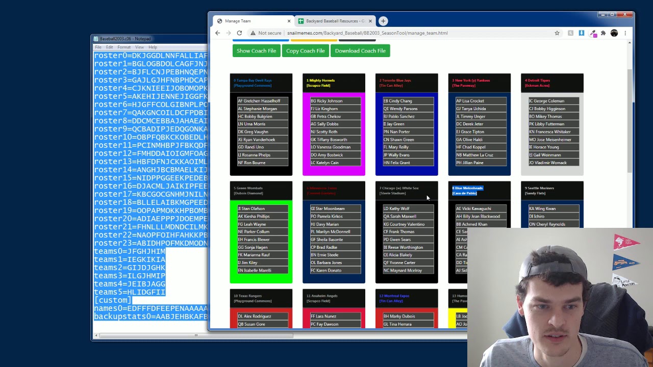 Ep.2 Hacking Backyard Baseball, Player Swapping