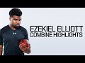 Ezekiel Elliott (Ohio State, RB) | 2016 NFL Combine Highlights