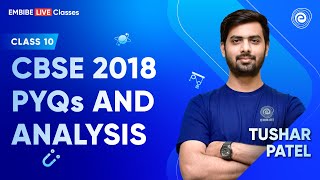 2018 Boards PYQs and Paper Analysis | Class 10 Physics | CBSE Boards 2023 | Tushar Patel | Embibe screenshot 2