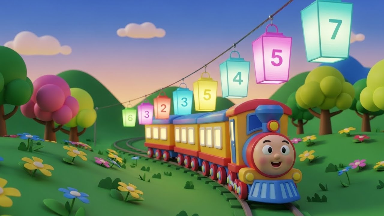 Number Train Remix for Kids | Fun Baby Songs, Nursery Rhymes & Toddler Counting 🚂🎶