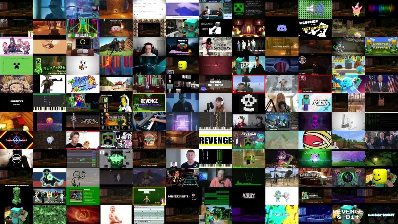 Creeper Aw Man / Revenge but it's a Mashup of 144 versions (Sped up