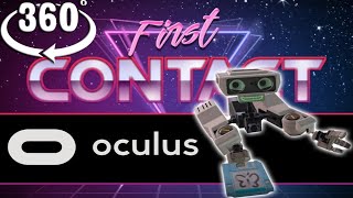 Vr 360 Oculus First Contact Video Game Using Link Cable Quest Turns Into A Rift For Virtual Reality