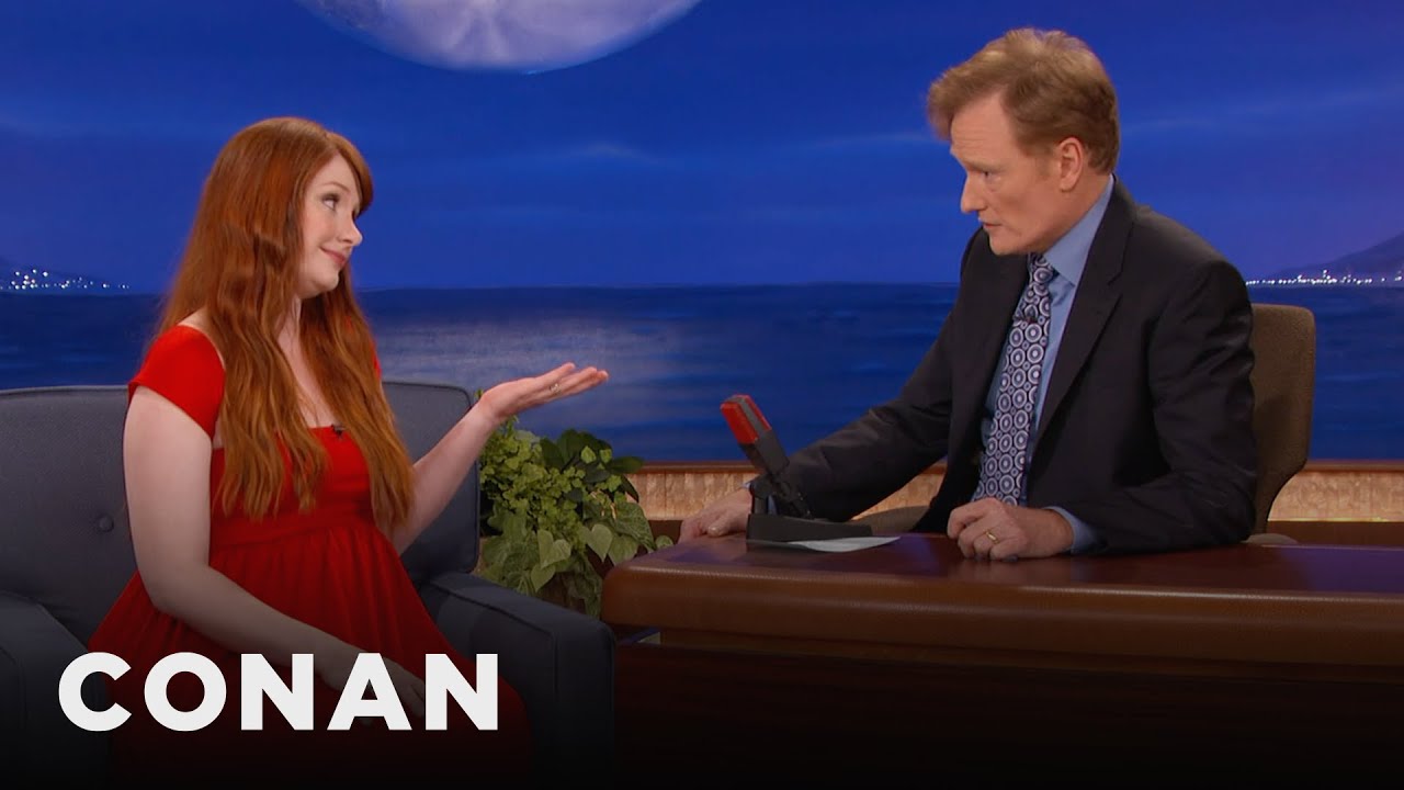 Bryce Dallas Howard Is A Proud Redhead | CONAN on TBS - YouTube