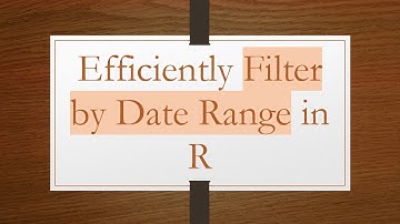 Efficiently Filter by Date Range in R