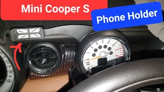 Installing A Mini Cooper Phone Holder