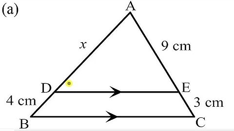 1 Calculate missing side using Proportionality theorem given one parallel lines and 1 triangle