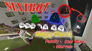 Escape Nextbots Angry Munci Family, Angry Munci Marvels And Angry Star Wars Gmod