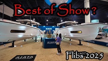 The Ultimate Fun on the Water Boat ! AIATA is a Flibs 2025 Stunner ! (Fort Lauderdale)