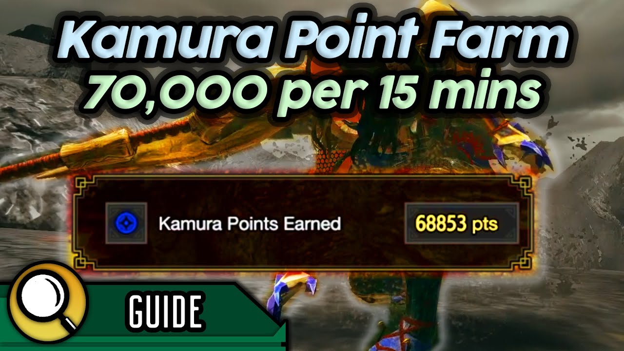 Quickest MHRise Kamura Point Farm - 70,000 in 15 Minutes, For Argosy