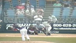 Akron's Ronny Rodriguez touches them all